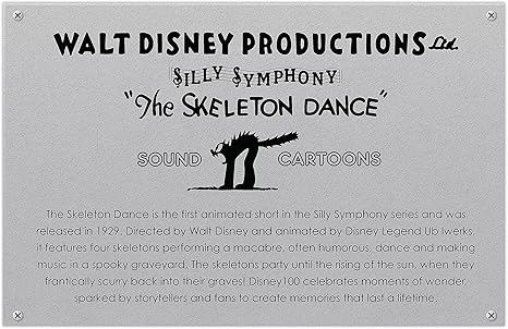Just Play Disney100 Years of Wonder Walt Disney Presents Silly Symphonies Skeleton Dance Plush