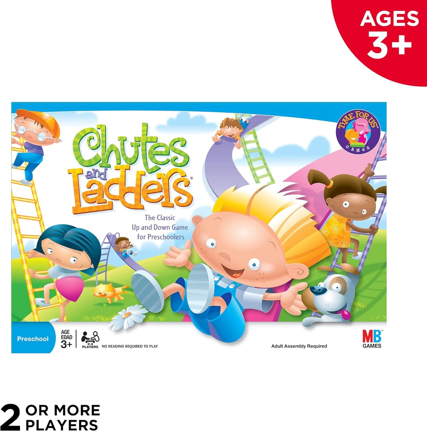 Hasbro Gaming Chutes and Ladders Board Game