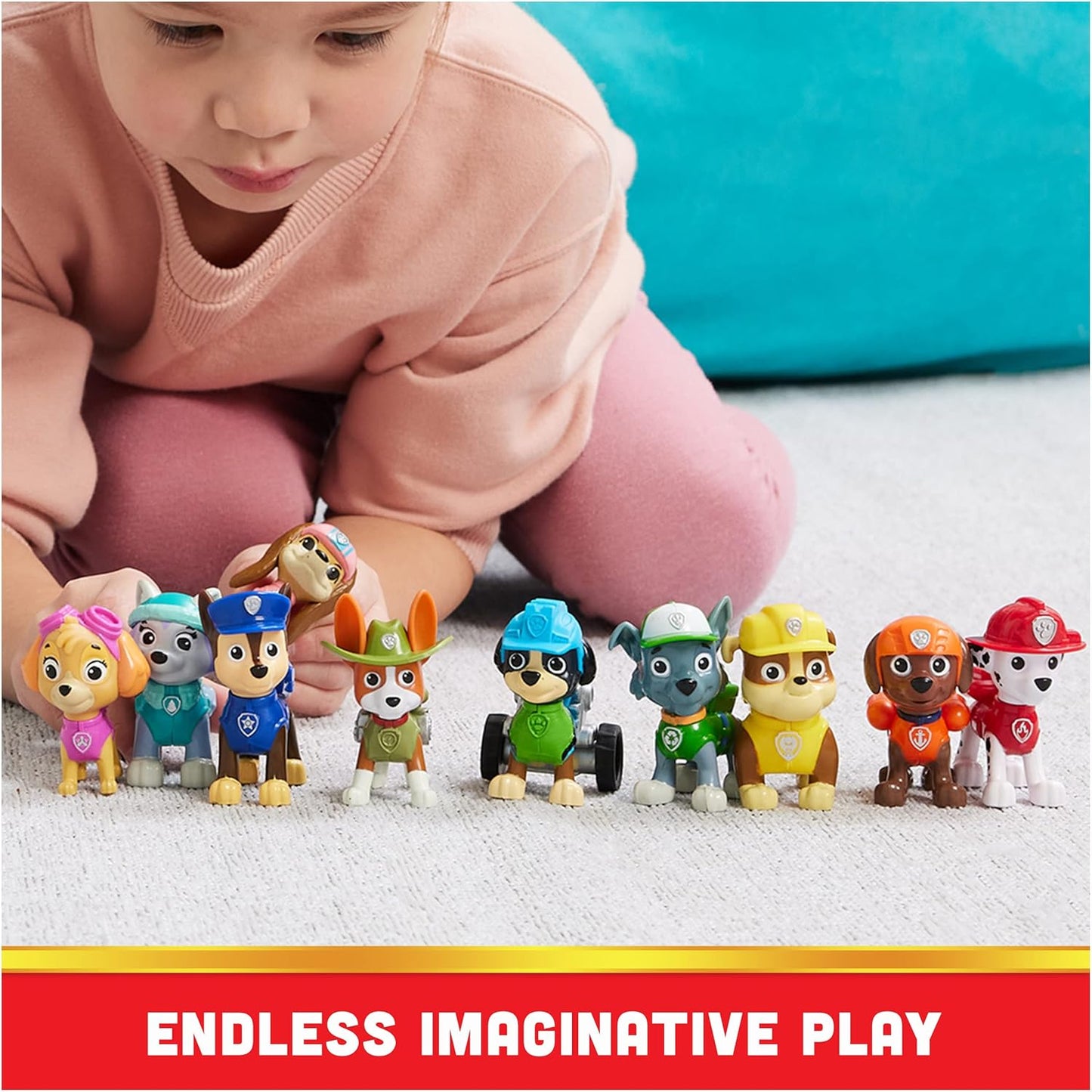 Paw Patrol 10th Anniversary All Paws On Deck Toy Figures Gift Pack with 10 Action Figures