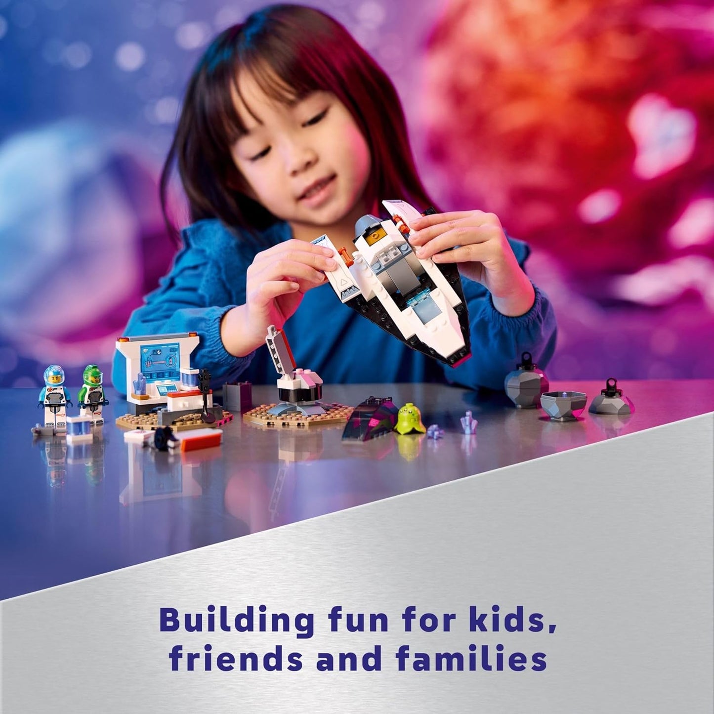 LEGO City Spaceship and Asteroid Discovery Toy Building Set
