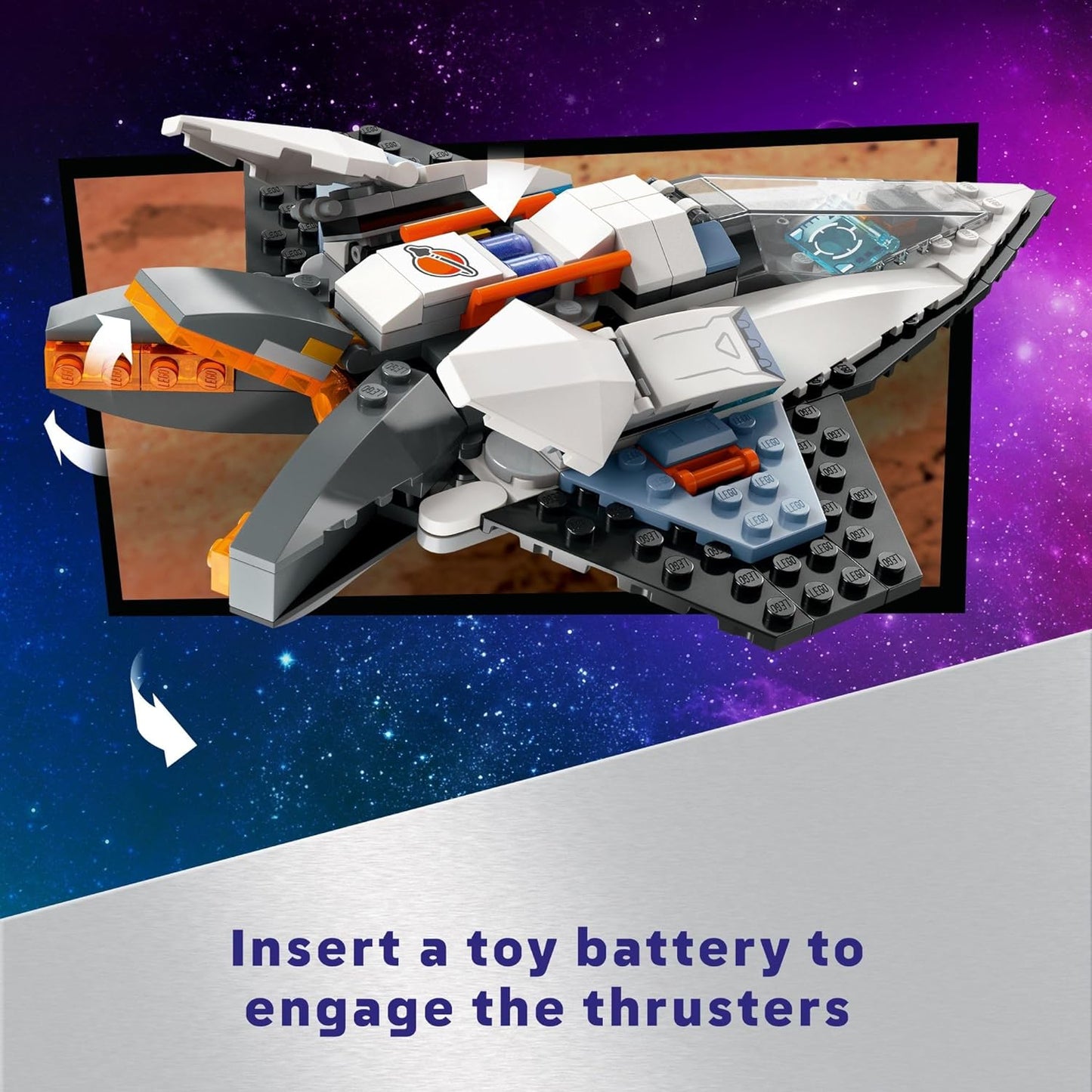 LEGO City Interstellar Spaceship Toy for Creative Play Space Toy Building Set
