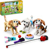 LEGO Creator 3 in 1 Adorable Dogs Building Toy Set Dog Lovers Featuring Dachshund Beagle