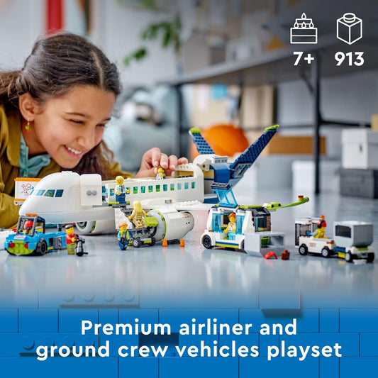 LEGO City Passenger Airplane Toy - Building Set