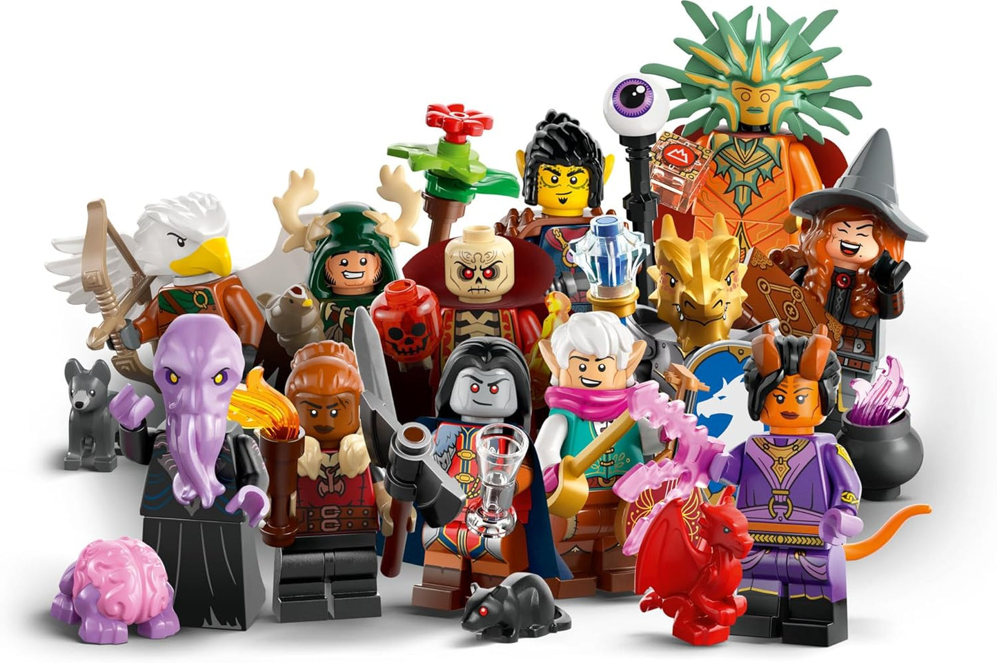 LEGO Minifigures Dungeons Dragons 6 Pack - Toy for Boys Girls Ages 5 - Figures for Adult