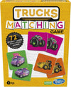 Hasbro Gaming Trucks Matching Game Preschool for Boys Girls Memory Card Game