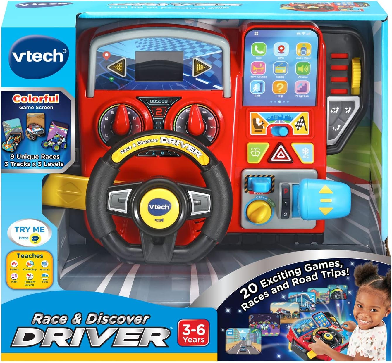 VTech Race and Discover Driver