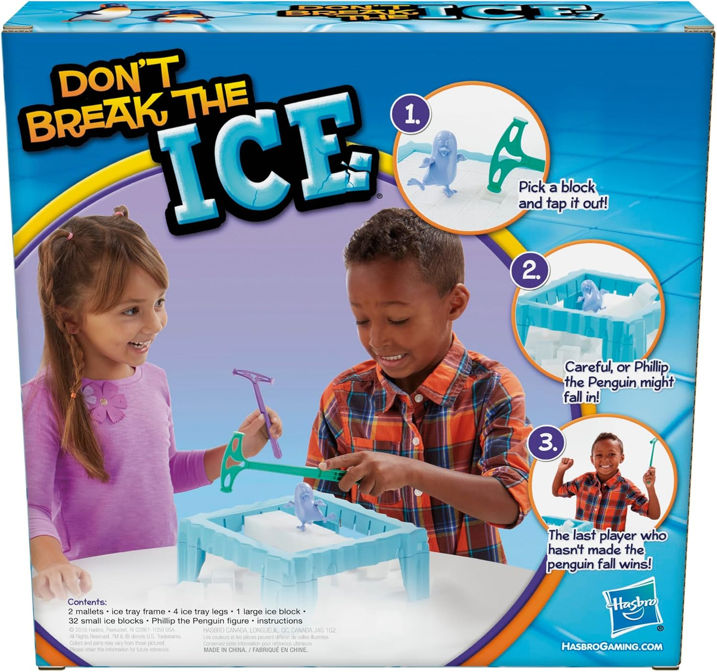 Hasbro Gaming Don't Break The Ice Preschool Game Board for