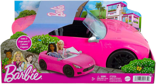 Barbie Toy Car Bright Pink Doll