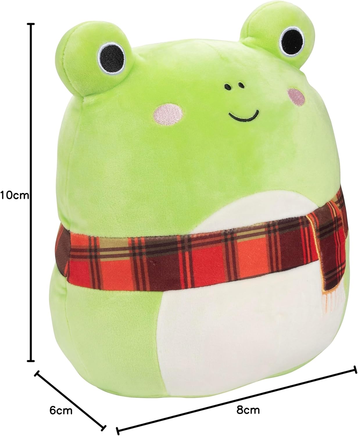 Squishmallows Original 10-Inch Wendy The Frog- Official Jazwares Plush