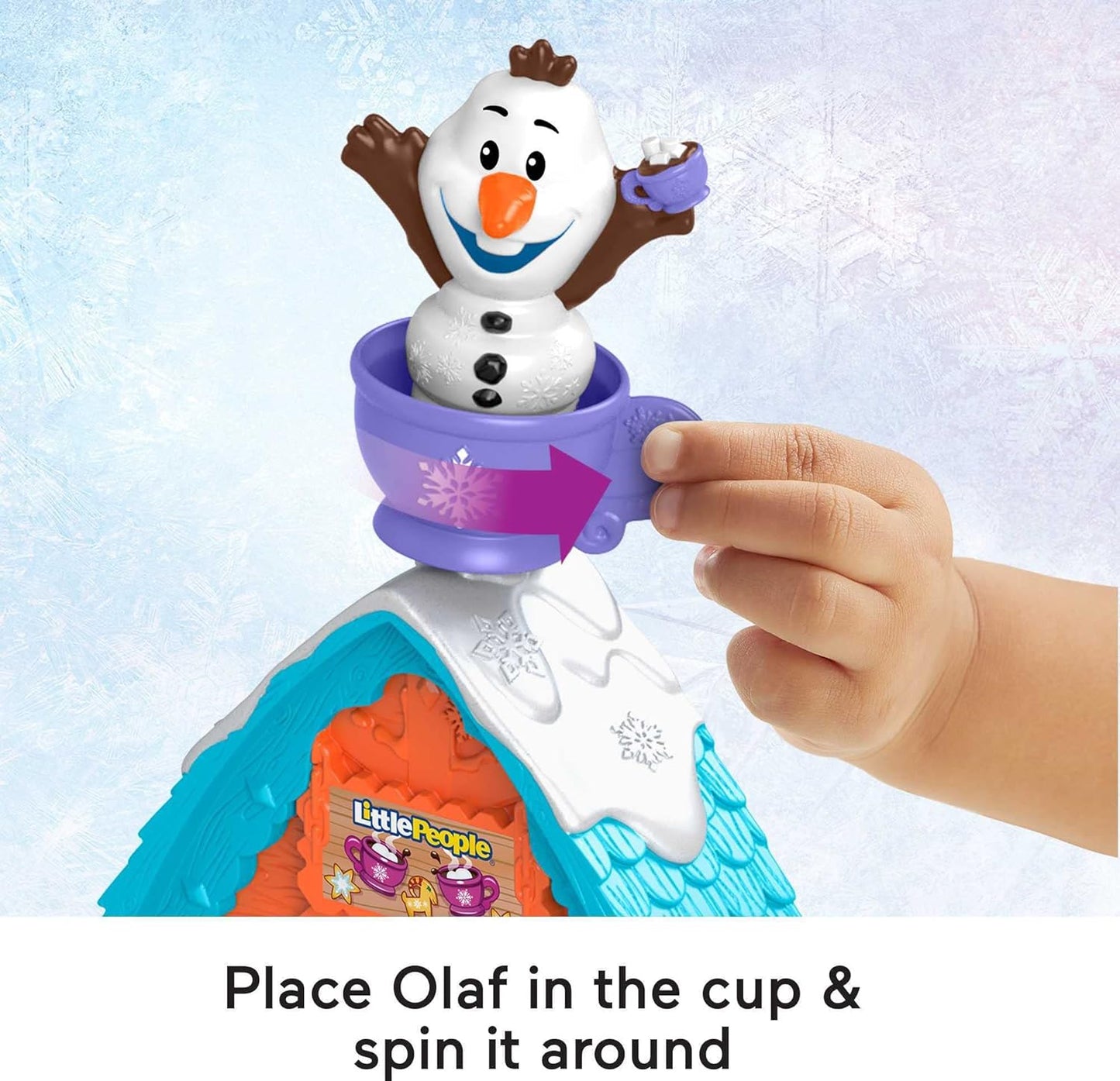 Fisher-Price Little Peoplea Toddler Disney Frozen Snowflake Village Playset