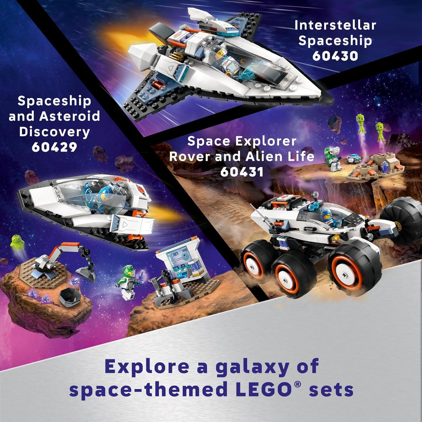 LEGO City Interstellar Spaceship Toy for Creative Play Space Toy Building Set