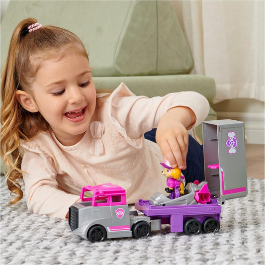 PAW Patrol Big Truck Pup's Skye Transforming Toy Trucks with Action Figure for Ages 3 and