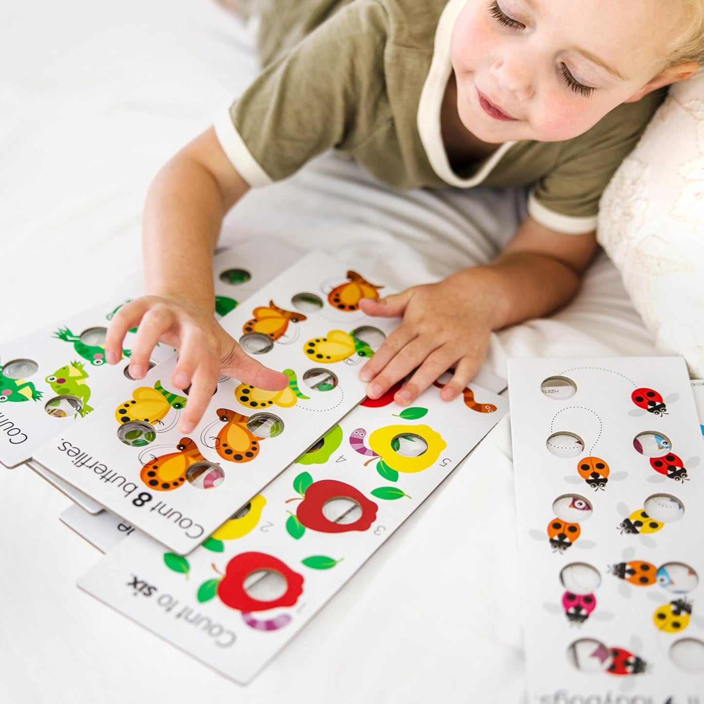 Melissa & Doug Melissa Doug Poke-A-Dot Jumbo Number Learning Cards - 13 Double-Sided