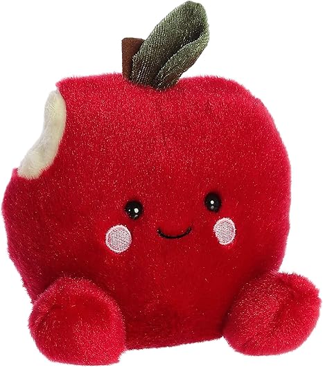 Aurora Adorable Palm PalsTM Crisp Red AppleTM Stuffed Animal - Pocket-Sized Play -