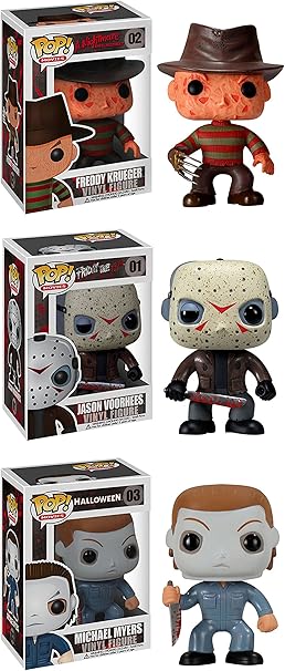 Funko Horror Classics Pop Movies Collectors Set Freddy Krueger Jason Voorhees Michael