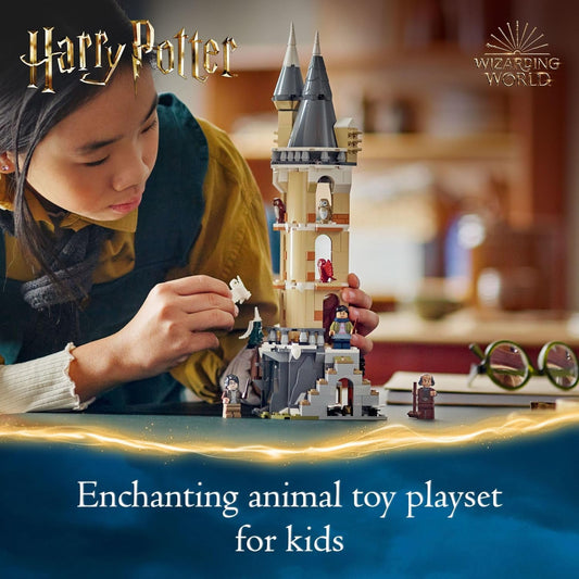 LEGO Harry Potter Hogwarts Castle Owlery Toy Wizarding World Fantasy Toy for Girls and Boys Harry Potter Castle Playset