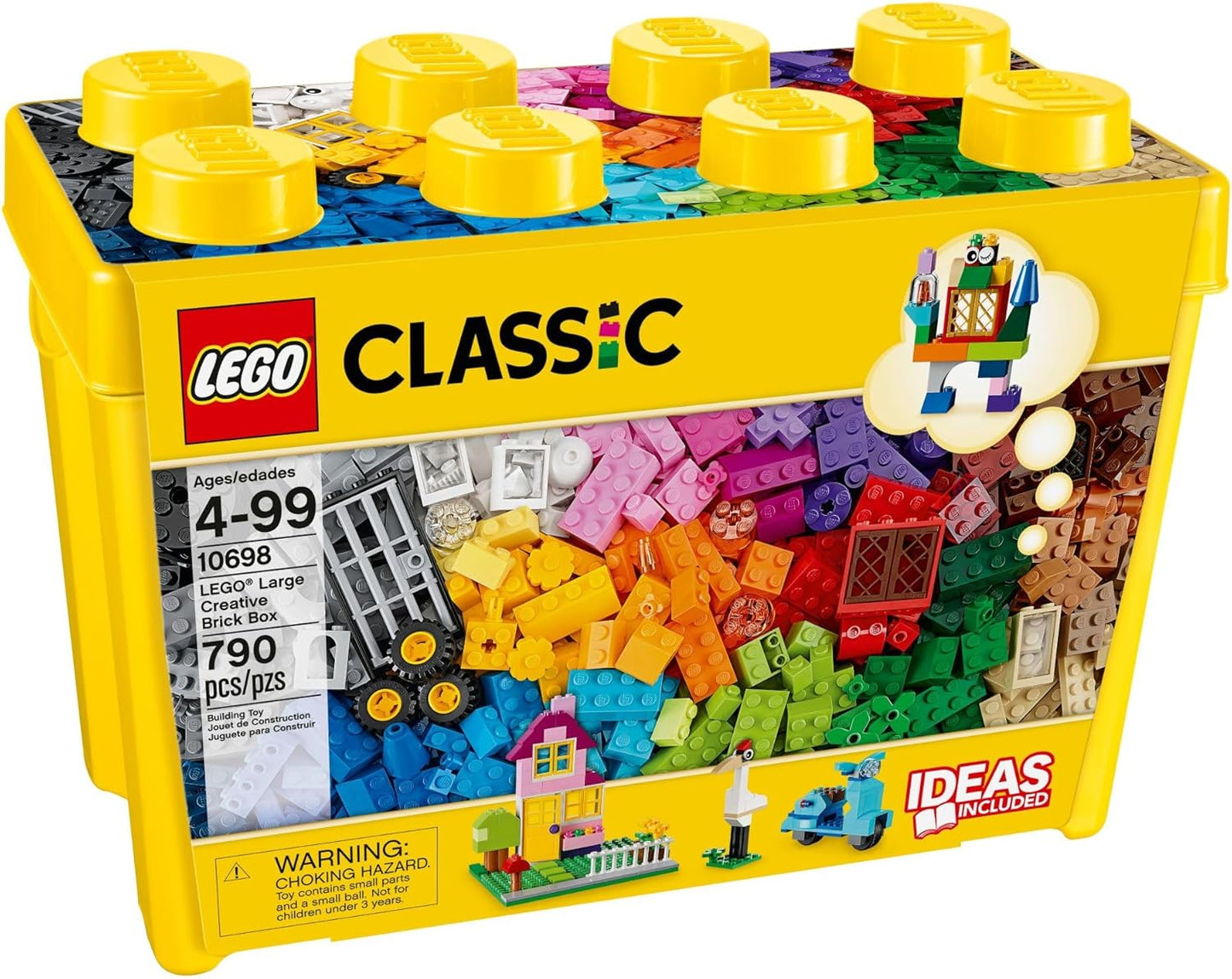 LEGO Classic Large Creative Brick Box 10698 Building Toy Set Toy Storage Solution for