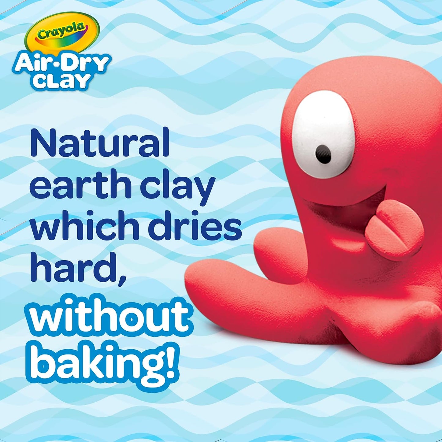 Crayola Air Dry Clay for 5lbs Reusable Bucket of Terra Cotta Clay for Sculpting Bulk Arts