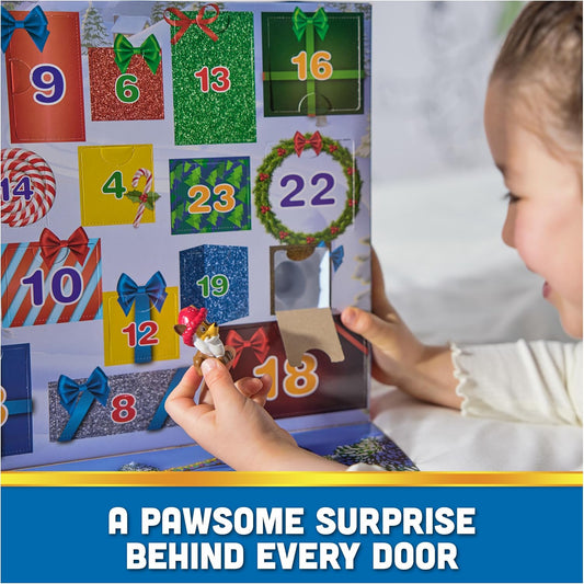 PAW Patrol 2024 Advent Calendar with 24 Surprise - Figures and for Boys Girls Ages 3 and