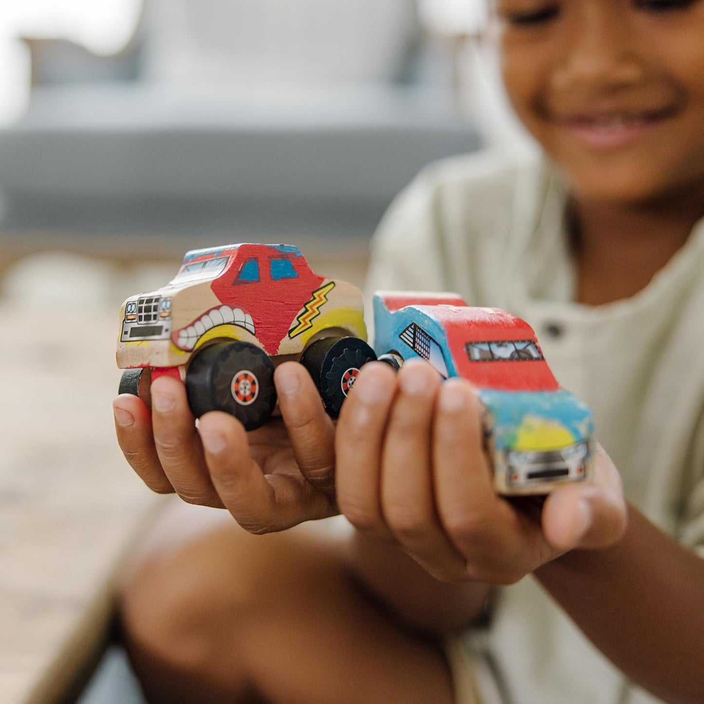 Melissa & Doug Melissa Doug Decorate-Your-Own Wooden Craft Kits Set - Race Car and