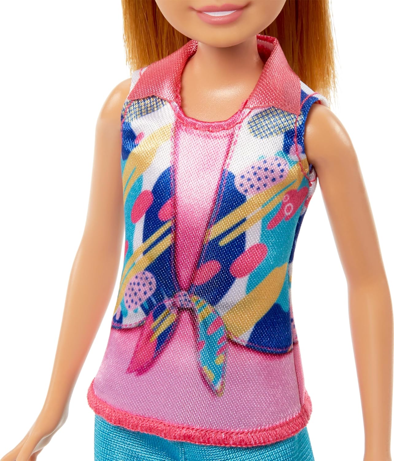 Barbie Stacie Doll Set with 2 Pet Dogs Dolls with Blonde Hair Blue Eyes Summer Clothes