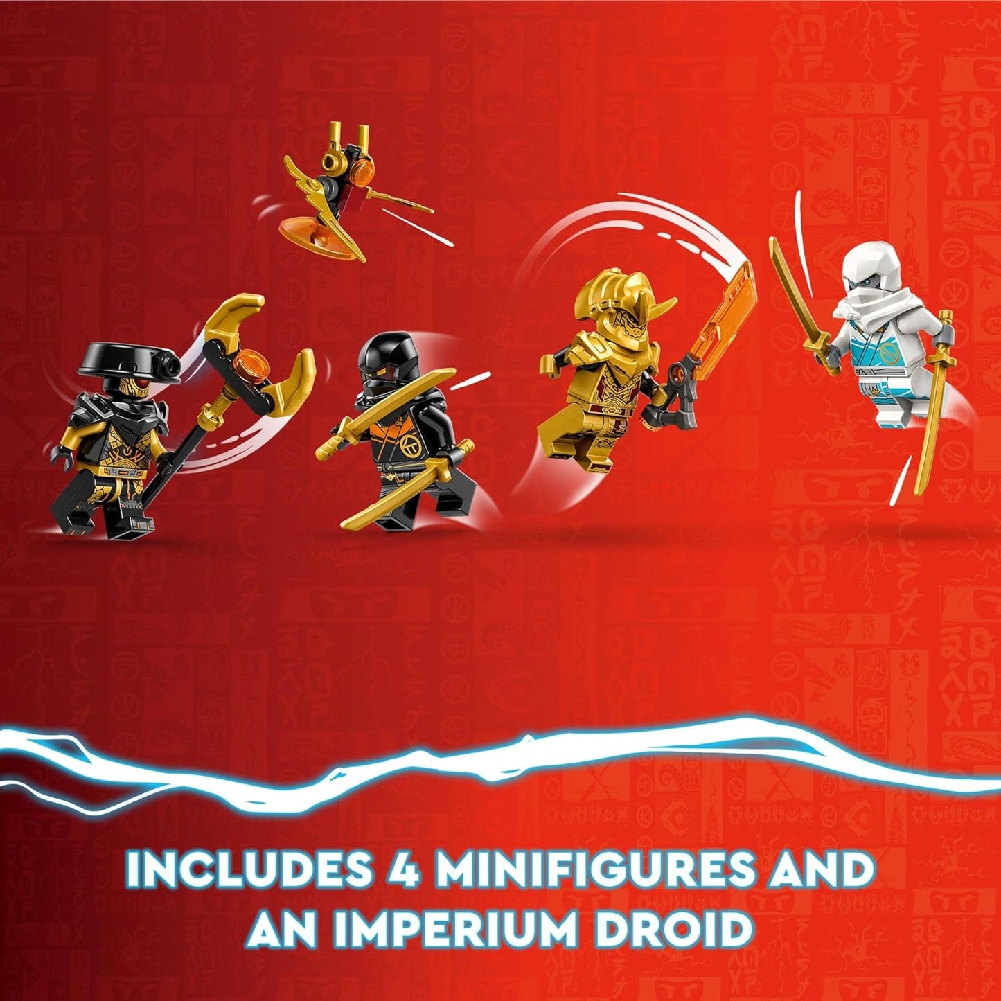 LEGO NINJAGO Zane's Dragon Power Spinjitzu Race Car 71791 Building Toy Set Features a