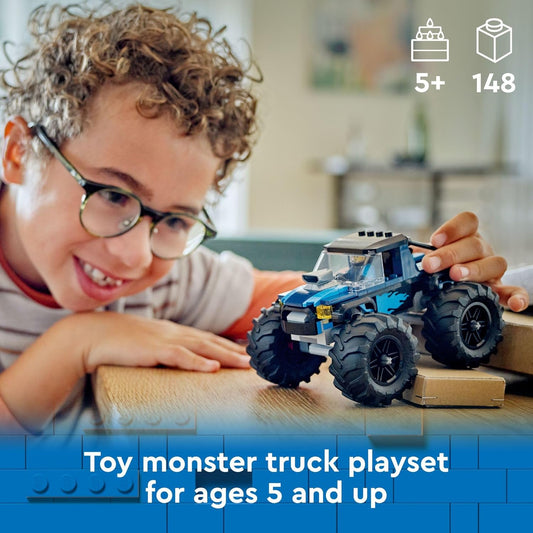 LEGO City Blue Monster Truck Off-Road Toy Playset