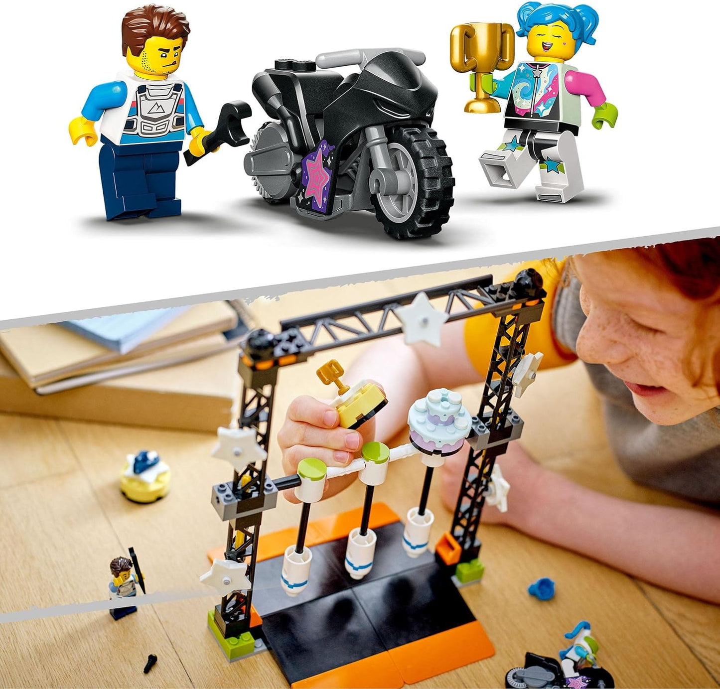 Lego City The Knockdown Stunt Challenge 60341 Building Kit Stuntz Toy for Aged 5
