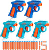 Nerf N Series Party Pack Includes 5 N Series Flex Blasters 15 N1 Darts Compatible Only N