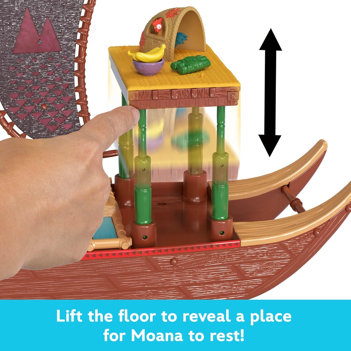 Mattel Disney Moana 2 Moana's Adventure Canoe