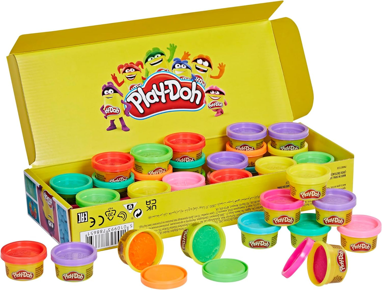 Play-Doh Bulk 42-Pack of 1-Ounce Cans Easter Basket Stuffers for Girls Boys Party Favors