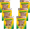 Crayola Colors of the World Markers - 6 Pack 24ct Bulk Skin Tone Marker Set for Art