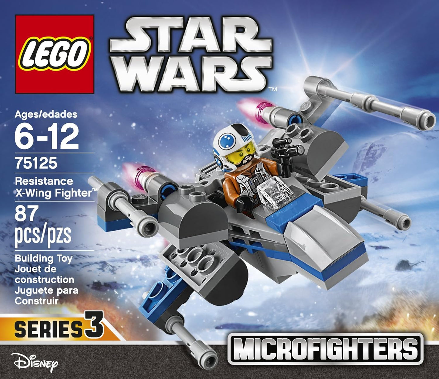 LEGO Star Wars Resistance X-Wing Fighter 75125 Building Kit 87 Piece