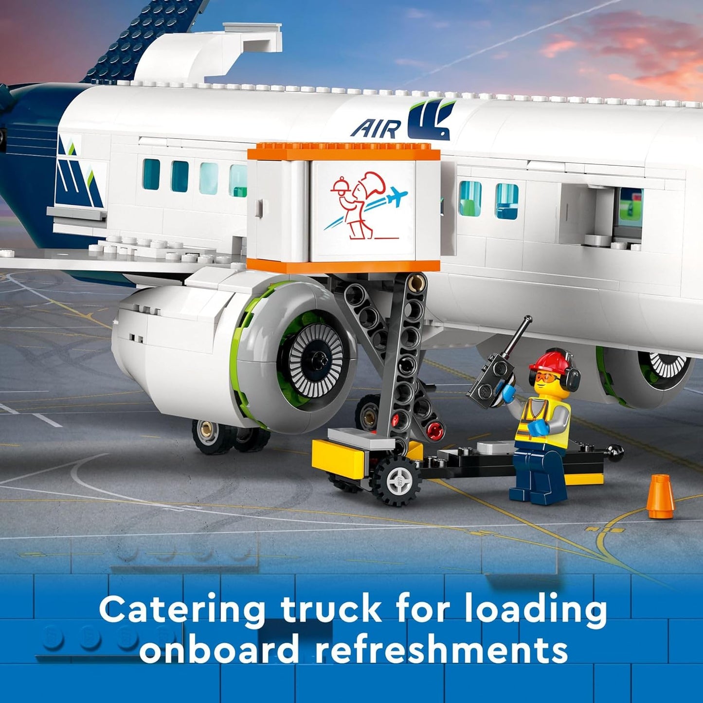 LEGO City Passenger Airplane Toy - Building Set