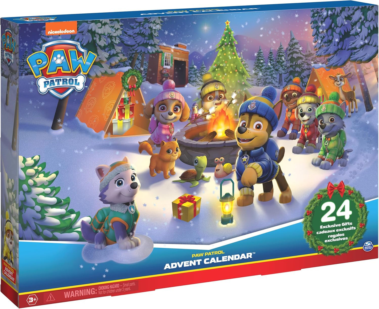 PAW Patrol 2023 Advent Calendar with 24 Surprise - Figures and for Ages 3 and up