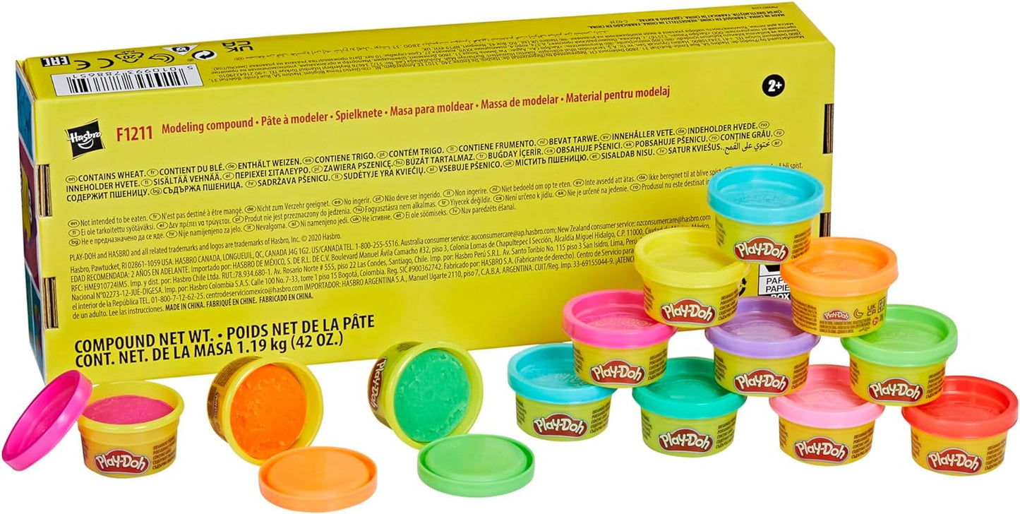 Play-Doh Bulk 42-Pack of 1-Ounce Cans Easter Basket Stuffers for Girls Boys Party Favors