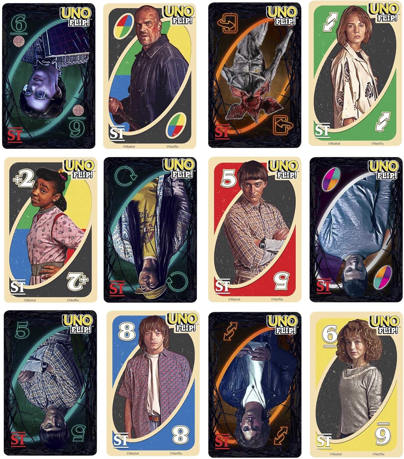 Mattel Games Mattel UNO Flip Stranger Things Card Game