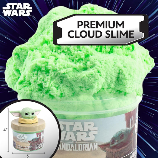 STAR WARSa The Mandalorian Grogu Green Slime 8oz Star Wars Slime Pre-Made Slime Party