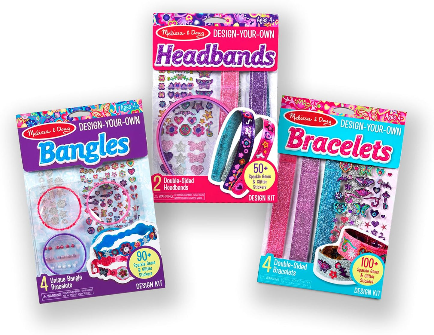 Melissa & Doug Melissa Doug Design-Your-Own Jewelry-Making Kits - Bangles Headbands and