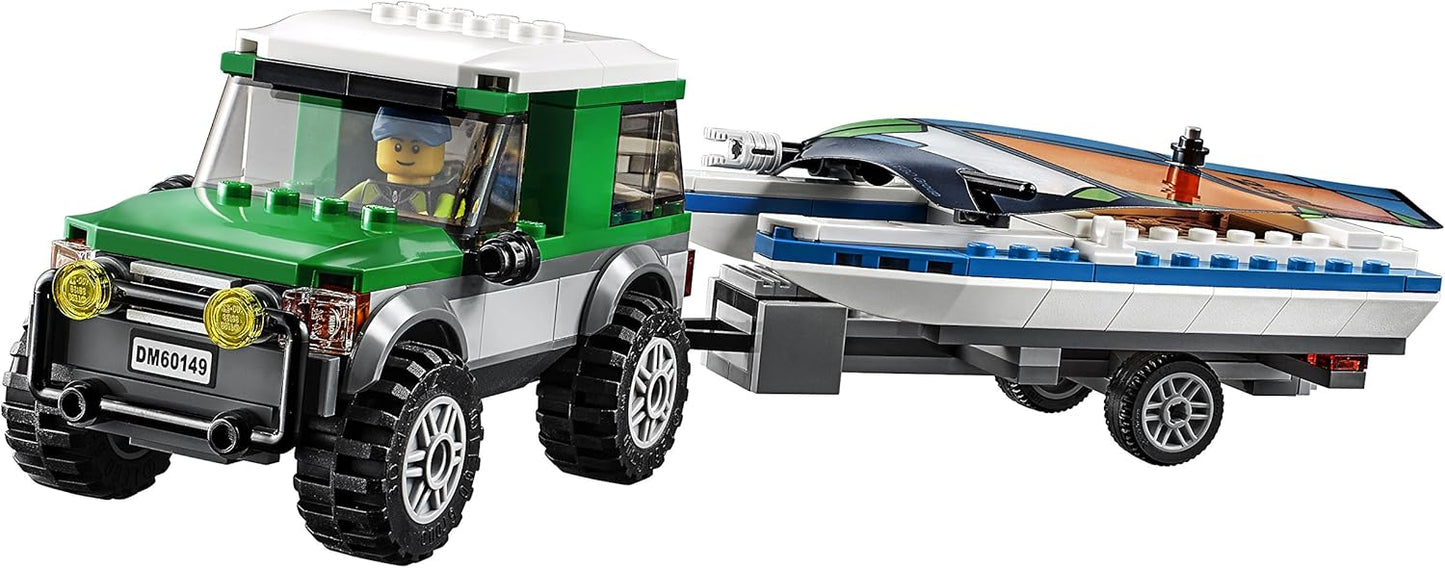 LEGO City Great Vehicles 4x4 with Catamaran 60149 Building Kit