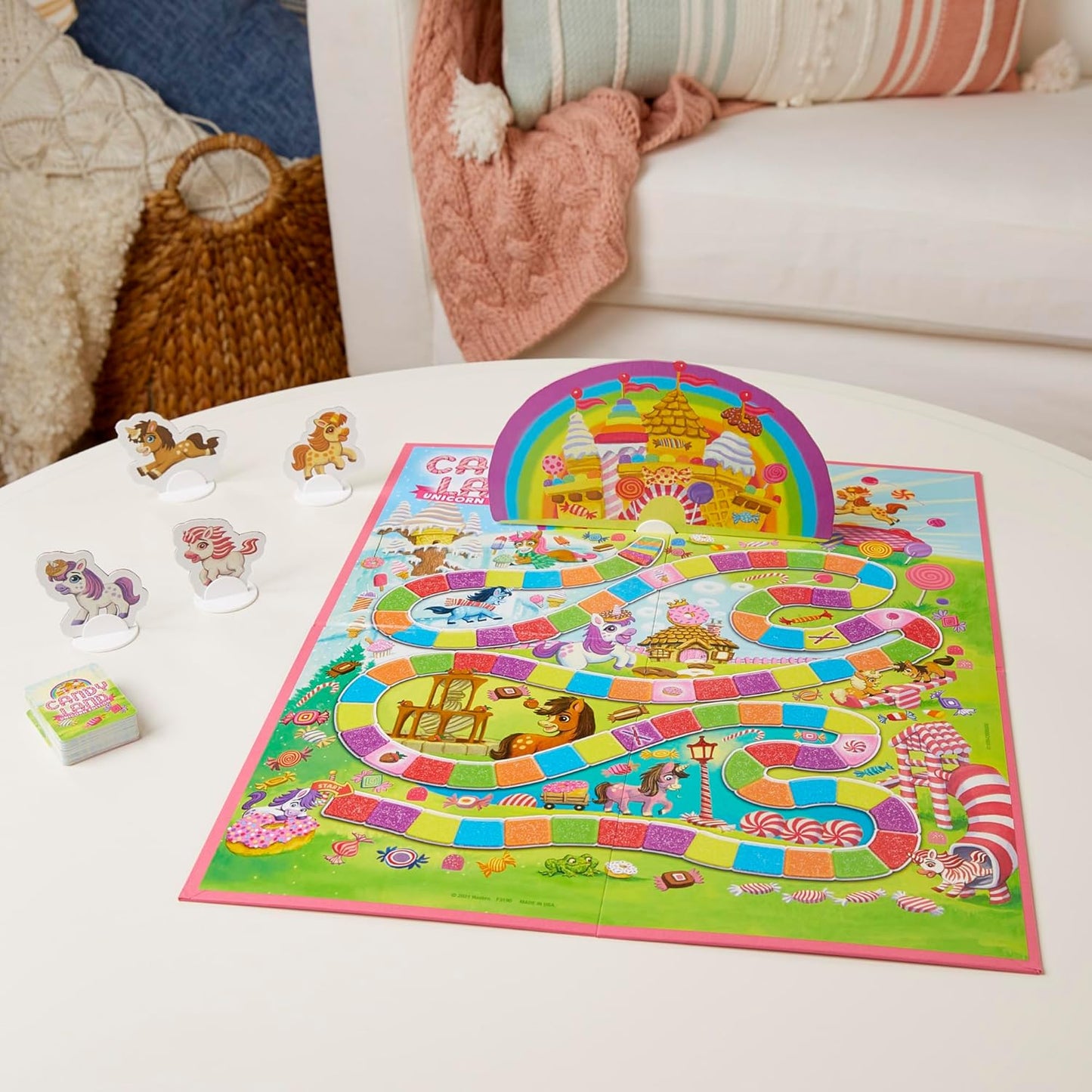 Hasbro Gaming Candy Land Unicorn Edition Preschool Board Game