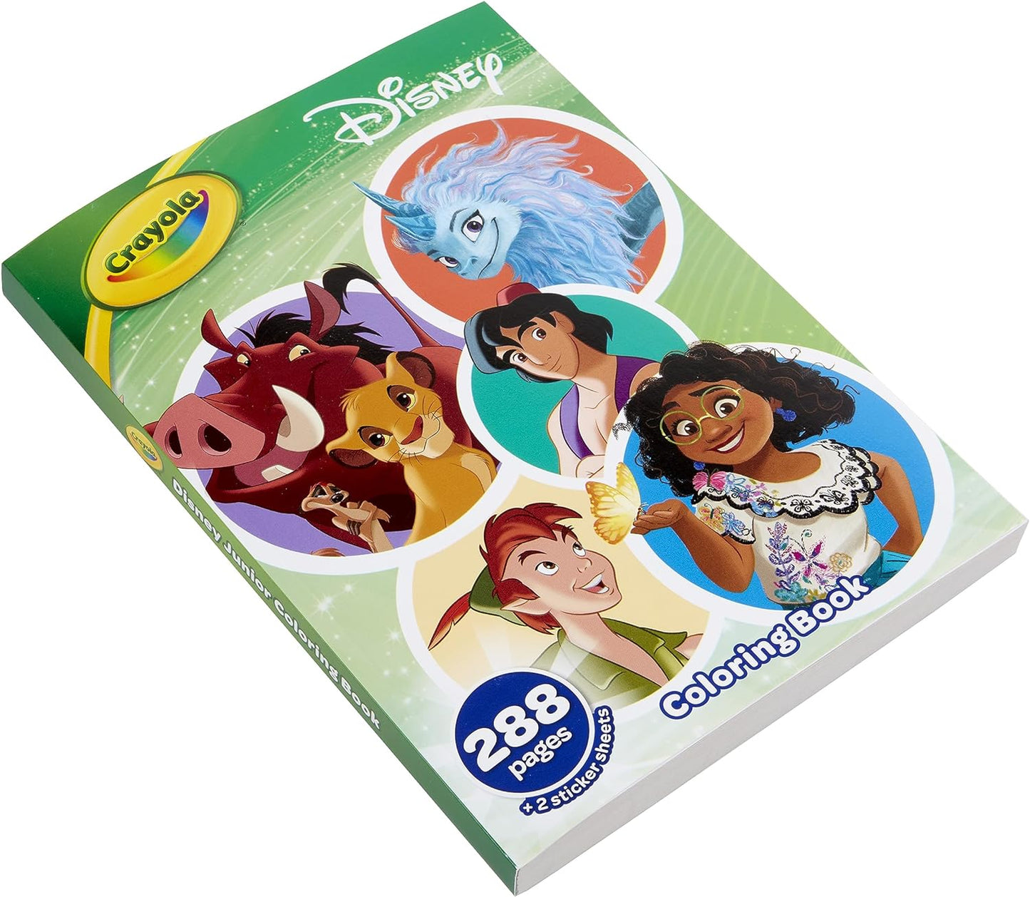 Crayola Disney Coloring Book 288pgs Disney Sticker Coloring Book for Disney Gifts Girls