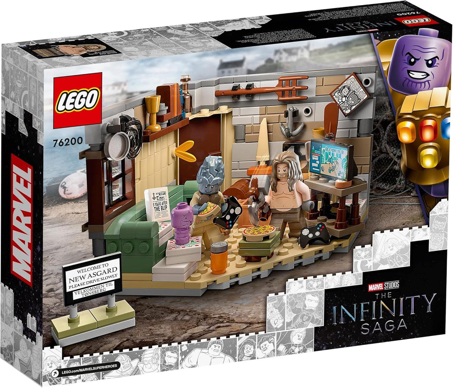 LEGO Marvel 76200 Avengers Endgame Bro Thors New Asgard 265 Pieces