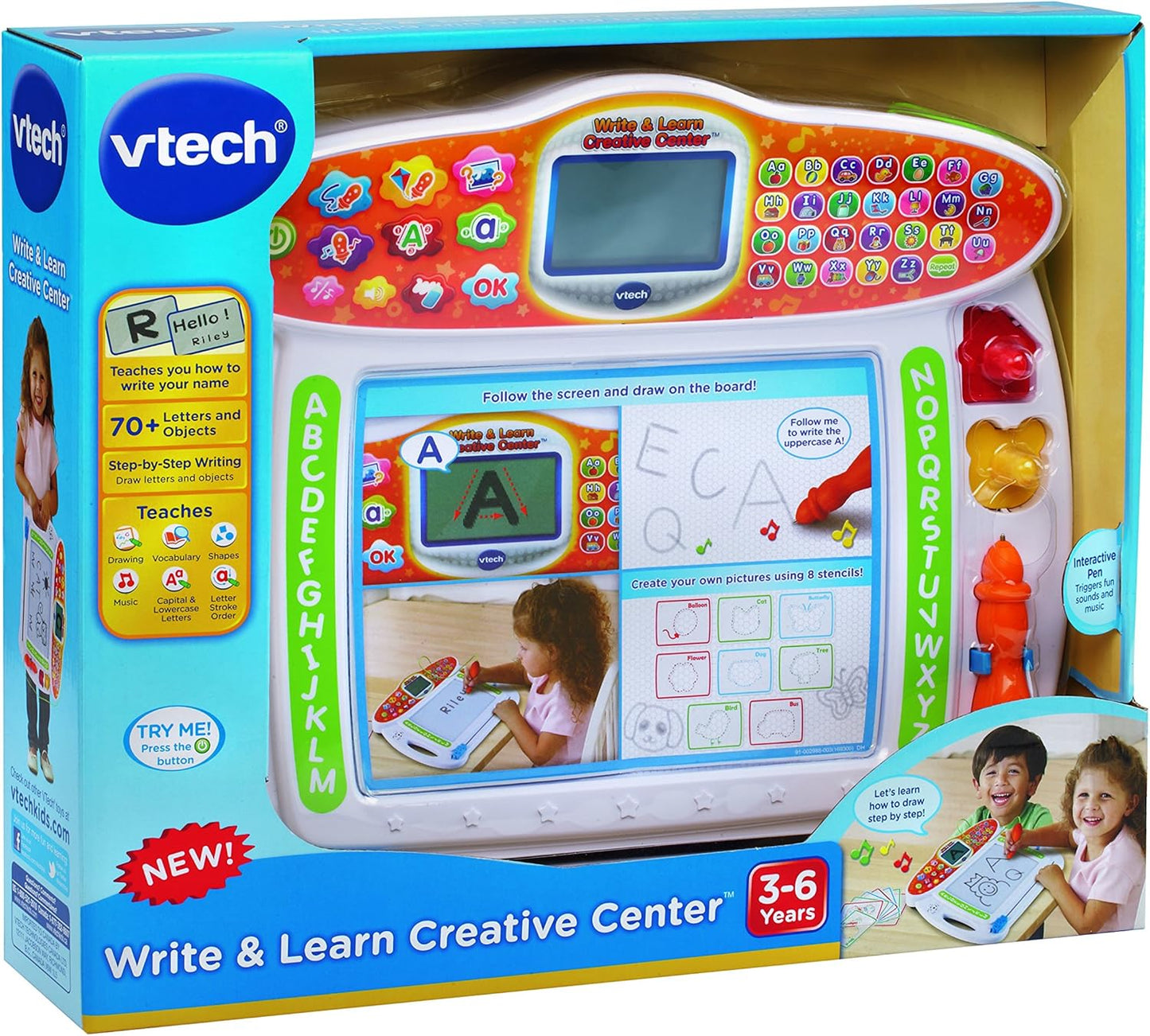 VTech Write and Learn Creative Center Frustration Free Packaging White