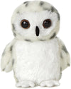 Aurora Adorable Mini Flopsiea Snowy Owl Stuffed Animal - Playful Ease - Timeless