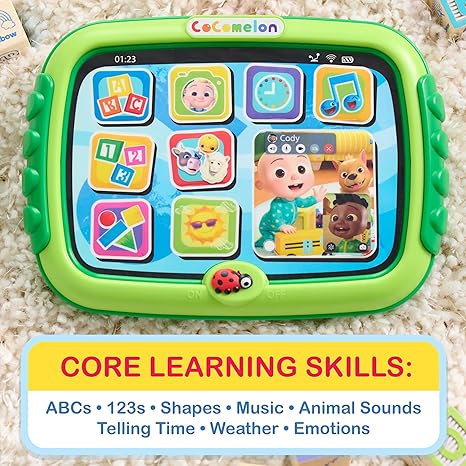 Just Play CoComelon Learning Tablet 60 Learning Phrases Sing-Along to The The Alphabet