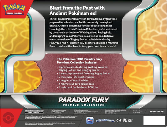 Pokemon TCG Paradox Fury Premium Collection - 2024 Amazon Holiday