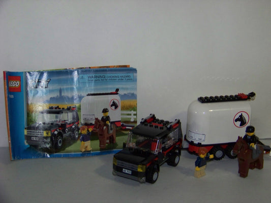 Lego City Limited Edition Set 7635 4WD With Horse Trailer
