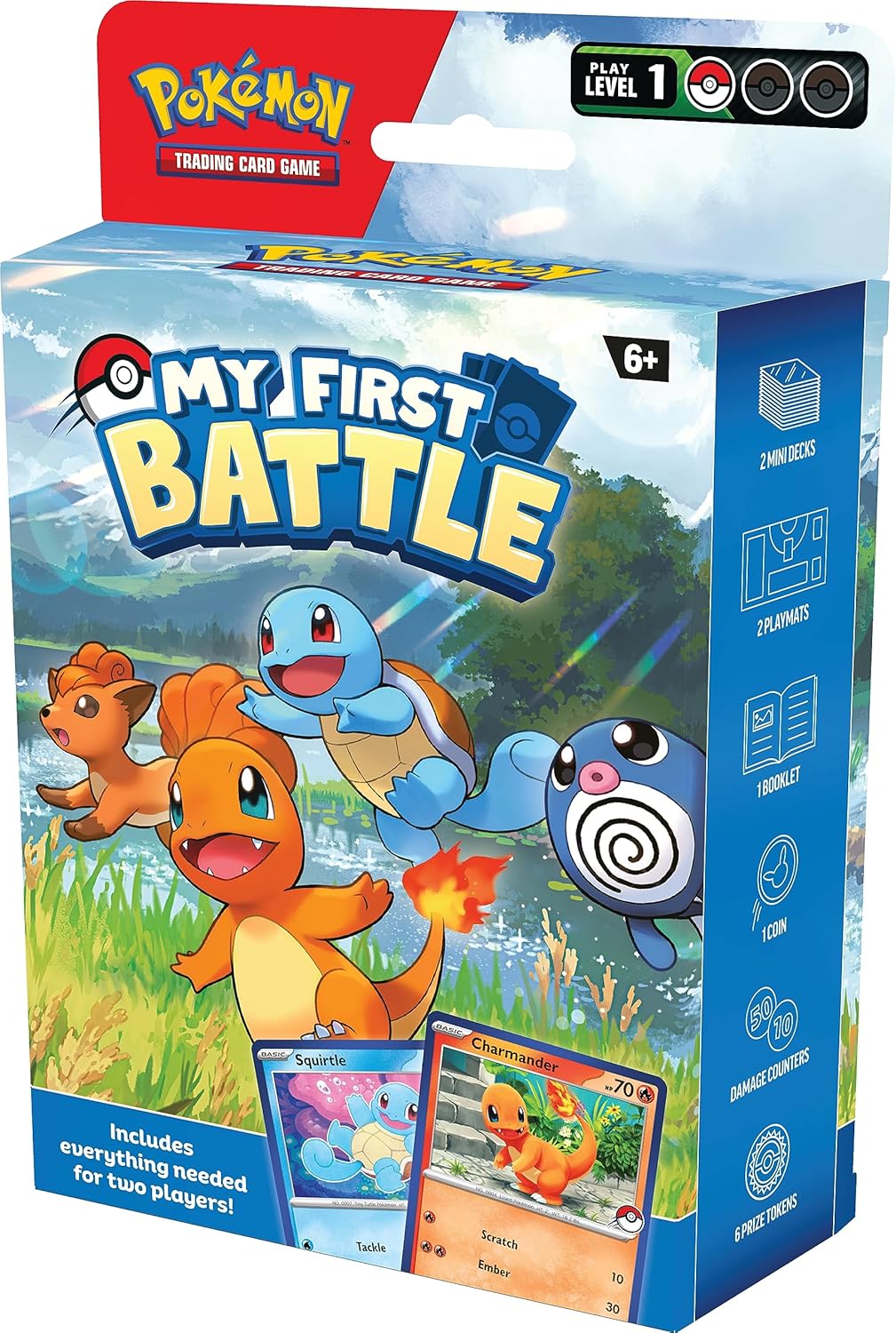 Pokemon TCG My First Battle-Charmander and Squirtle 2 Ready-to-Play Mini Decks