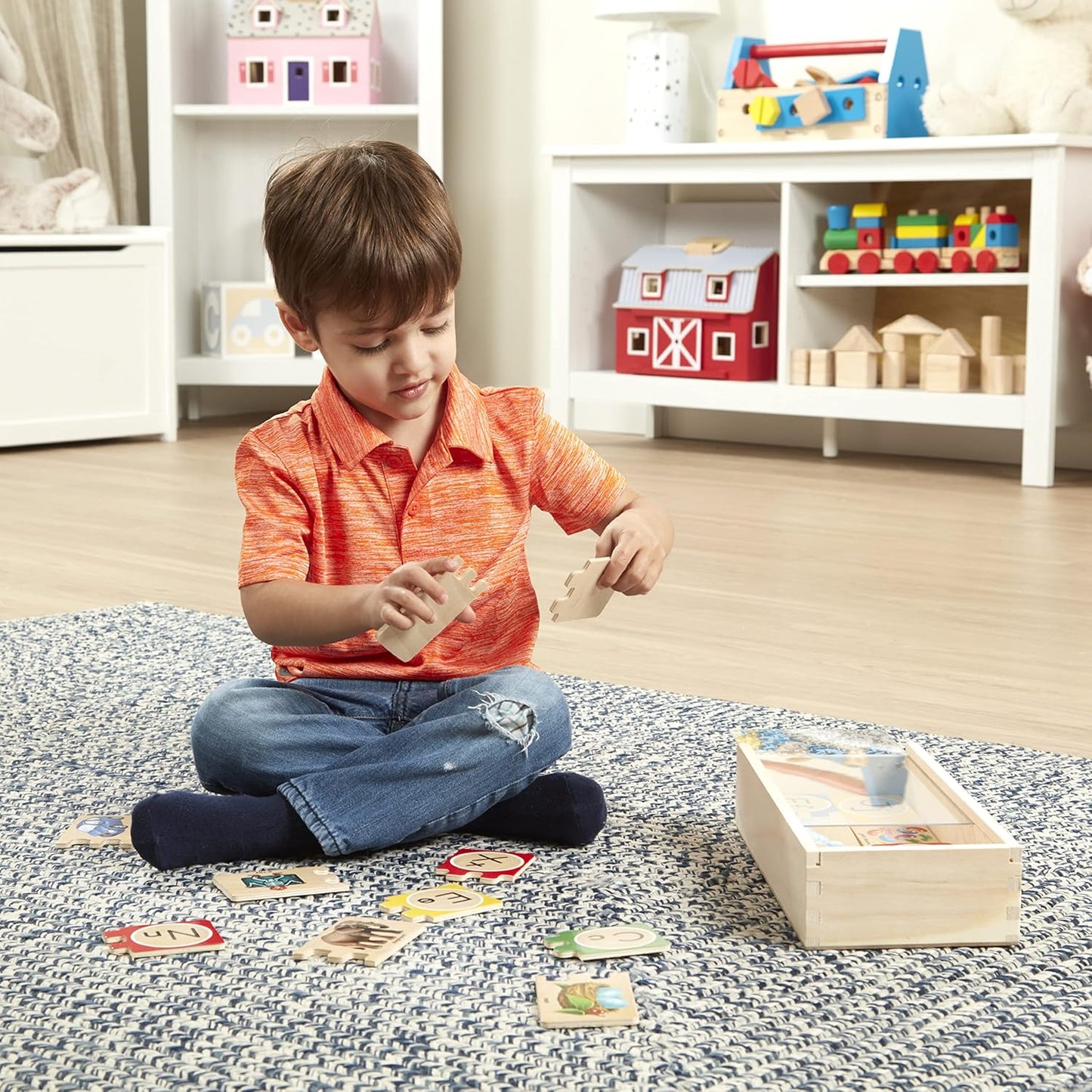 Melissa & Doug Melissa Doug Self-Correcting Alphabet Wooden Puzzle